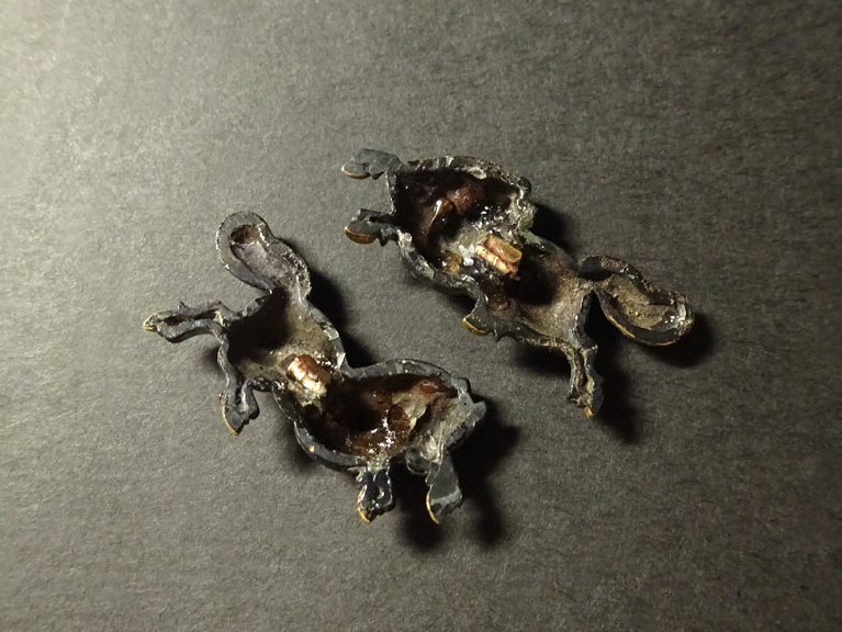 Menuki Japanese Accessory "Wild Horse" 1.14 in5