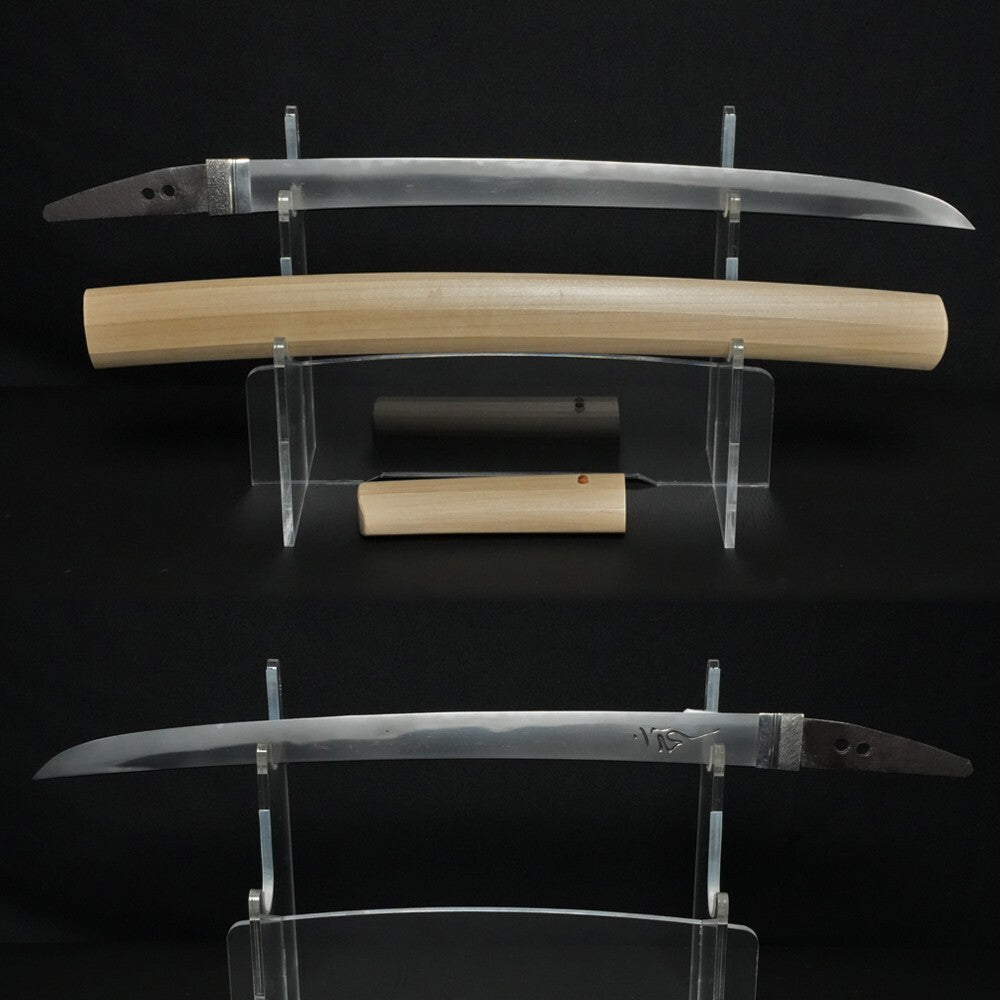 Japanese Sword Antique Wakizashi Shirasaya Unsigned 14.64 in From Japan Katana1
