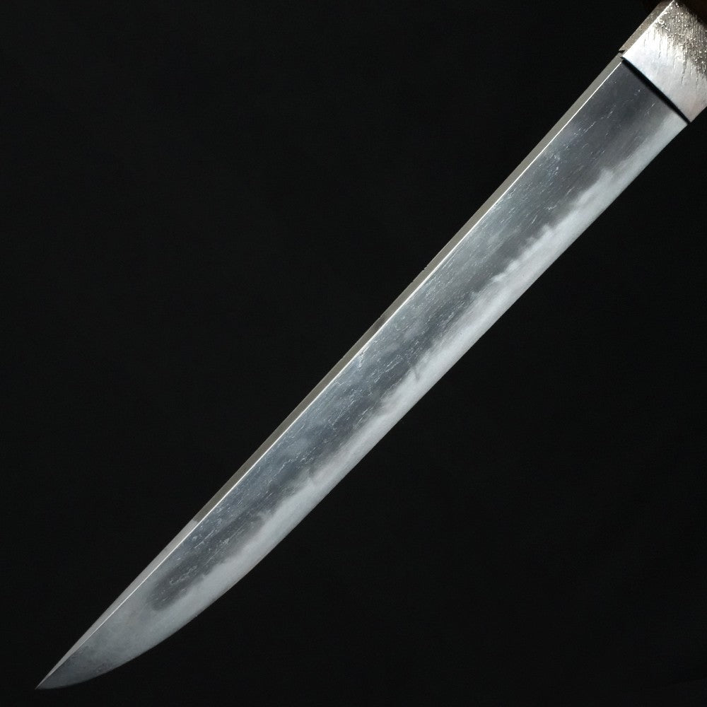 Japanese Sword Antique "Hiromitsu" Tanto Shirasaya 7.75 in From Japan NBTHK6