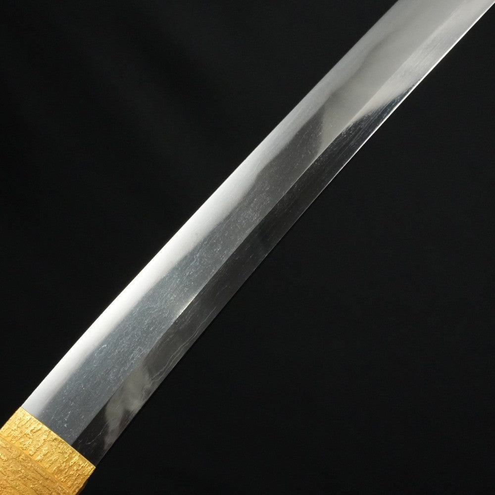 Japanese Sword Katana Shirasaya Fujiwara Nagamichi 25.19 in From Japan NBTHK6