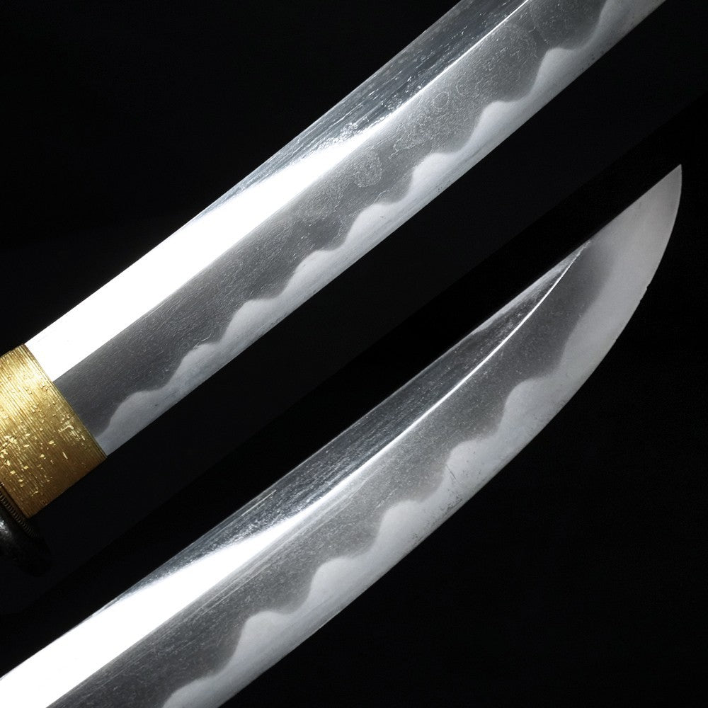 Japanese Sword Antique Wakizashi Koshirae Mumei Unsigned 13.62 in From Japan4