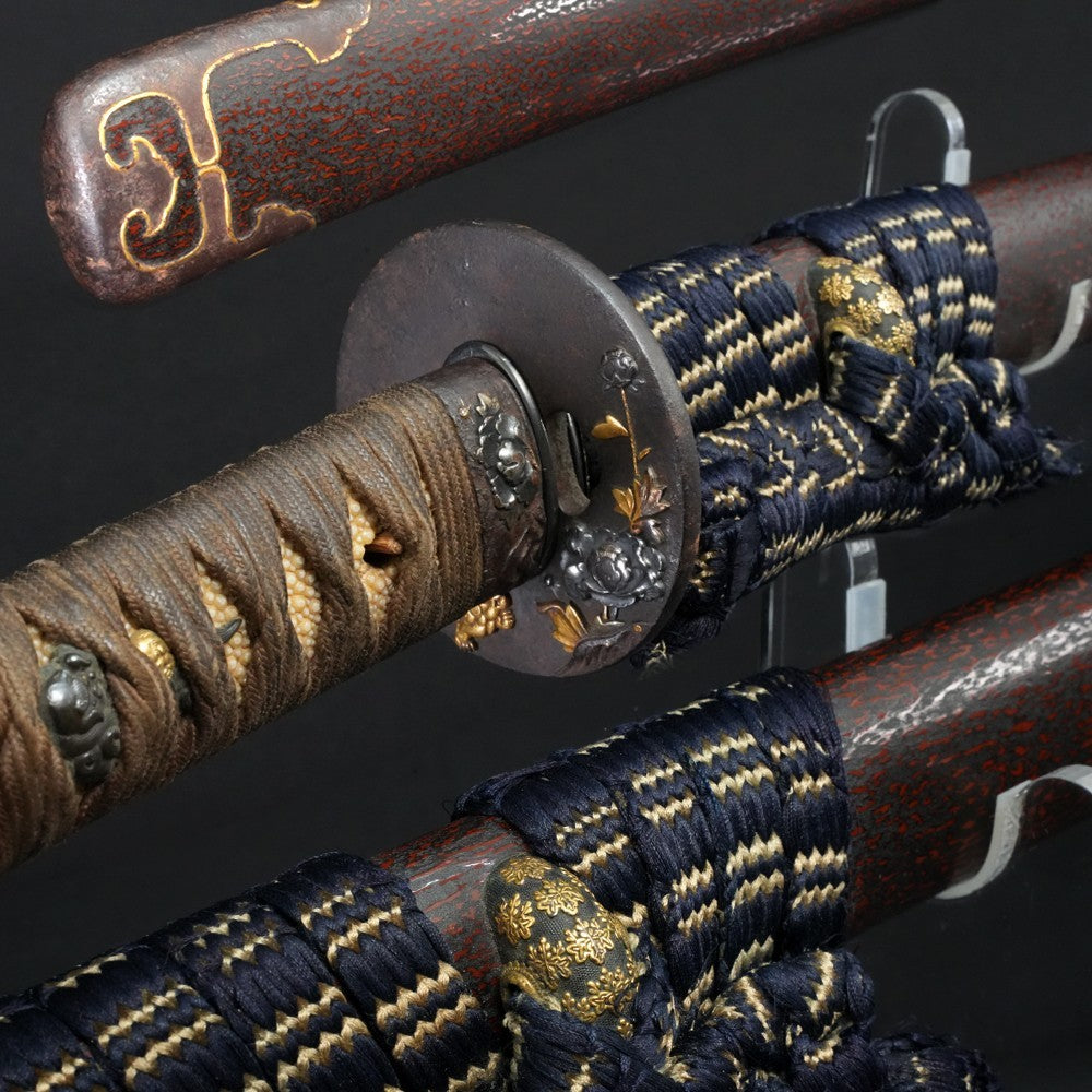 Japanese Antique Sword  "Darani Katsukuni" Wakizashi Koshirae 21.35 in Katana9