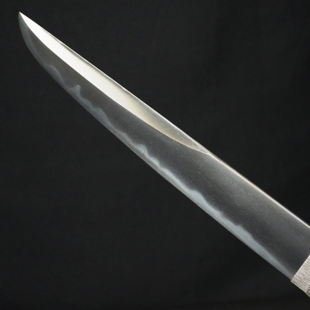Japanese Sword Antique Unsigned (Kuwanajū Hirofusa) Tanto Shirasaya 8.14 in5