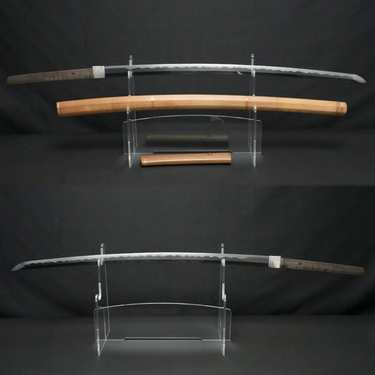 Japanese Antique Katana Bizen Osafune Sukenaga Shirasaya 29.05in Sword From JPN0