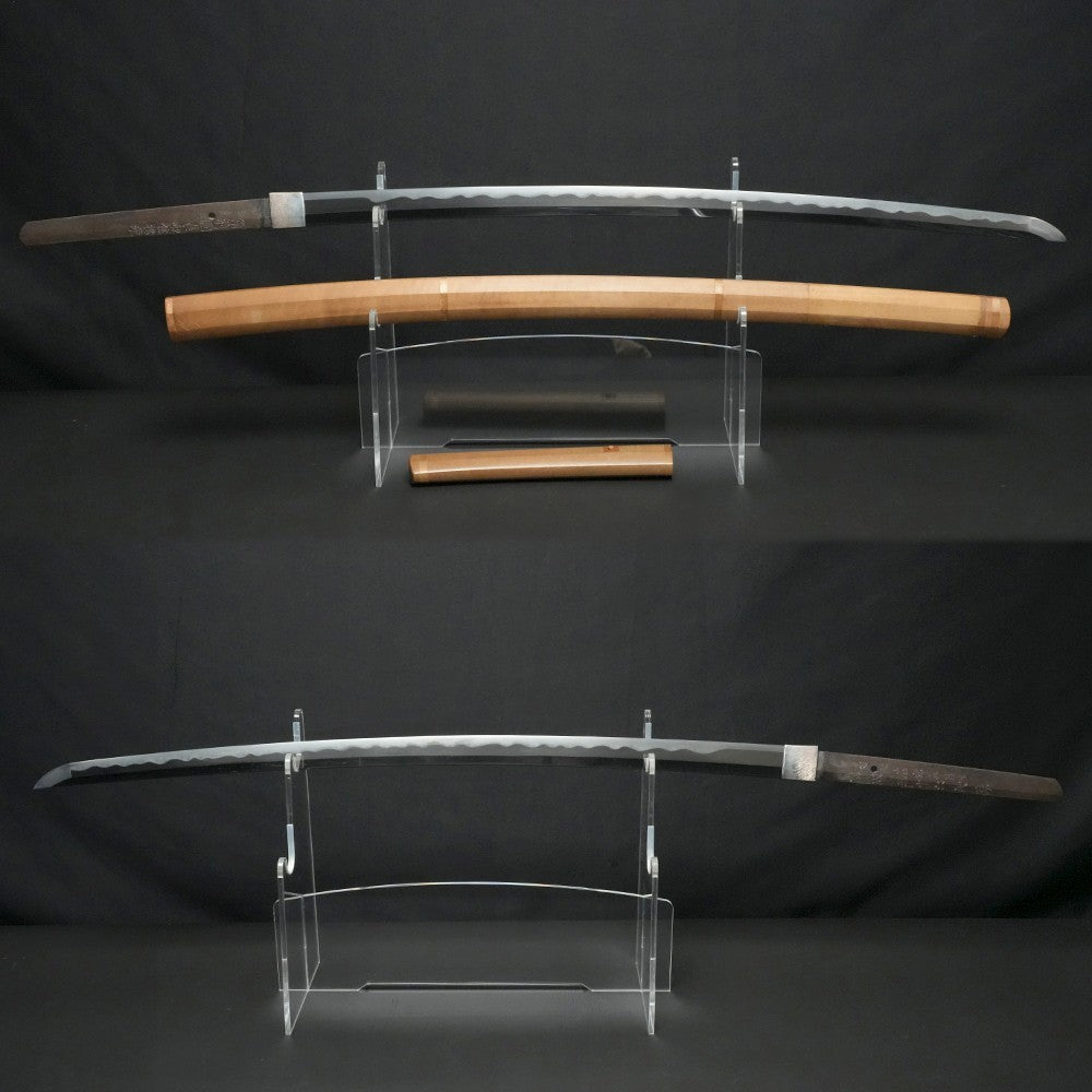 Japanese Antique Katana Bizen Osafune Sukenaga , 1830 Shirasaya 29.05 in Sword0