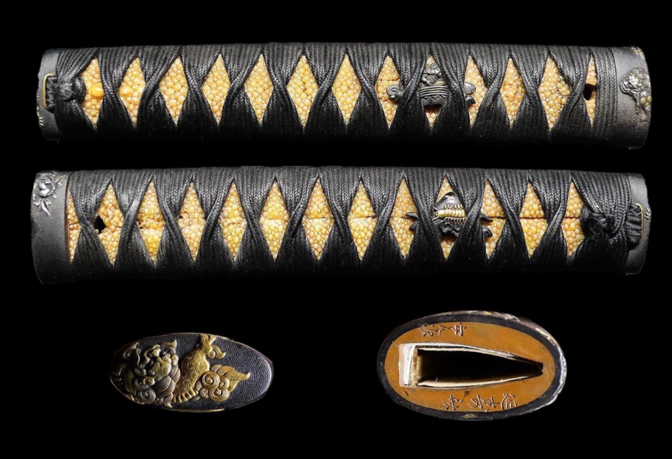 Japanese Sword Katana Kosirae Hōki no kuni Yonago-jū Kobayashi Yoshinaga 28.14in10