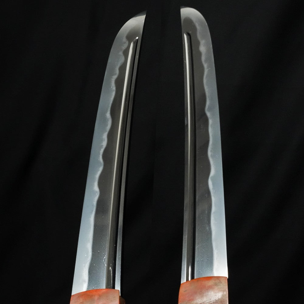 Japanese Antique Tegarayama Kai no kami Masashige Wakizashi Shirasaya 13.77 in4