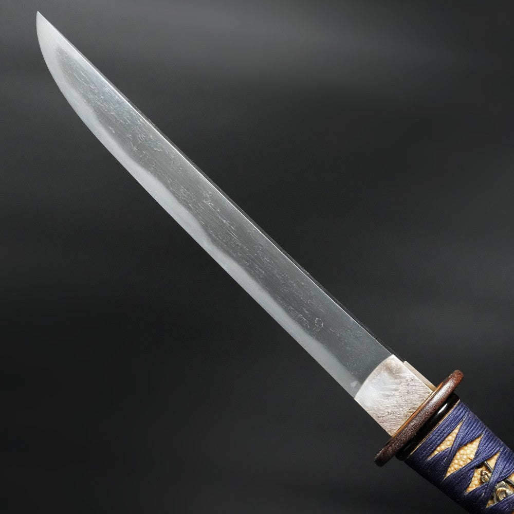 Japanese Antique Samurai Sword Unsigned Tanto Koshirae 8.46 in3