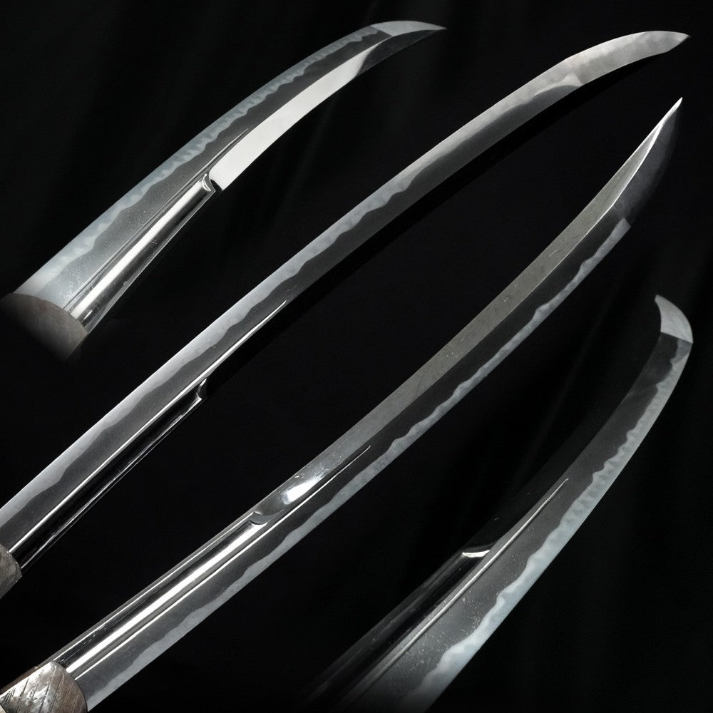 Japanese Sword "Shimousa no kami Fujiwara Kaneyuki" Wakizashi 17.83 in Katana3