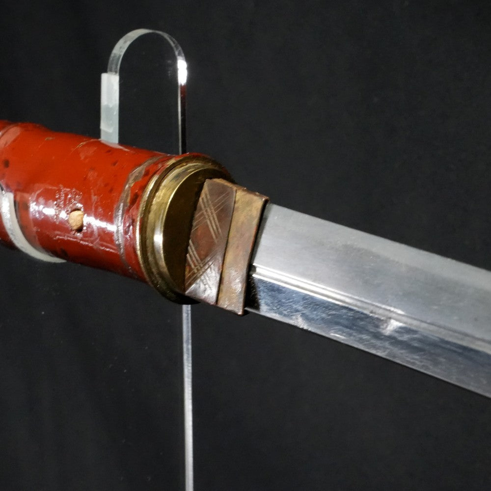 Japanese Samurai Sword Antique  Concealed sword Wakizashi Unsigned 15.51 in8