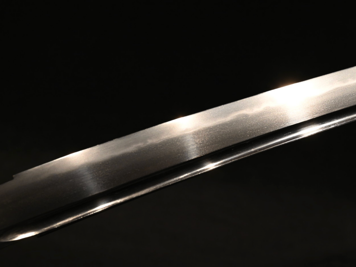 Japanese Sword Antique Unsigned Notare ni gunome hamon Katana Shirasaya 24.88 in19