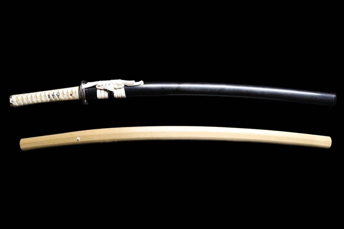 Japanese  Antique  Katana Kamei Syohei Koshirae Sirasaya 28.07 in6