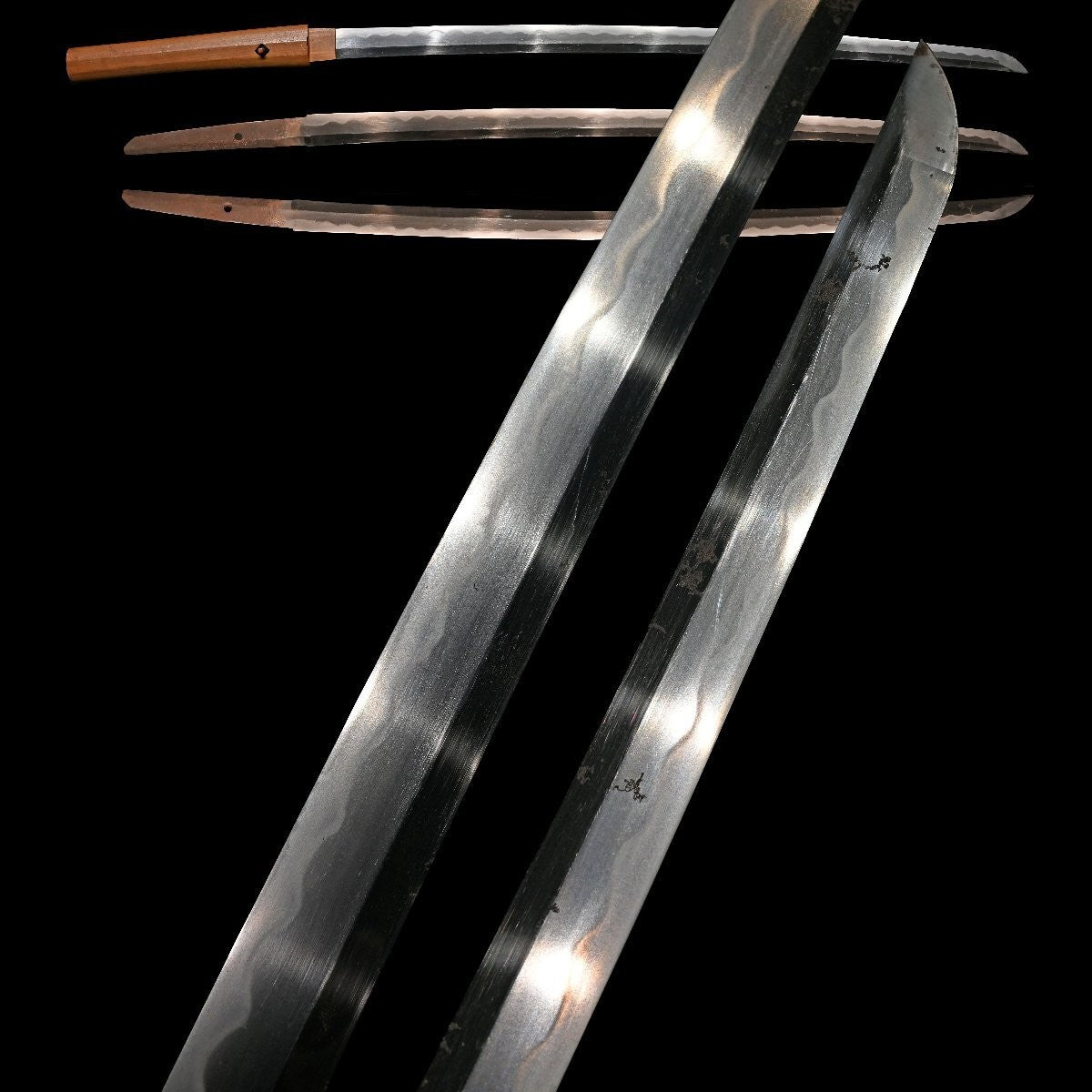 Japanese Katana Sword Shirasaya "Tanba no kami Yoshimichi" 26.85 in0