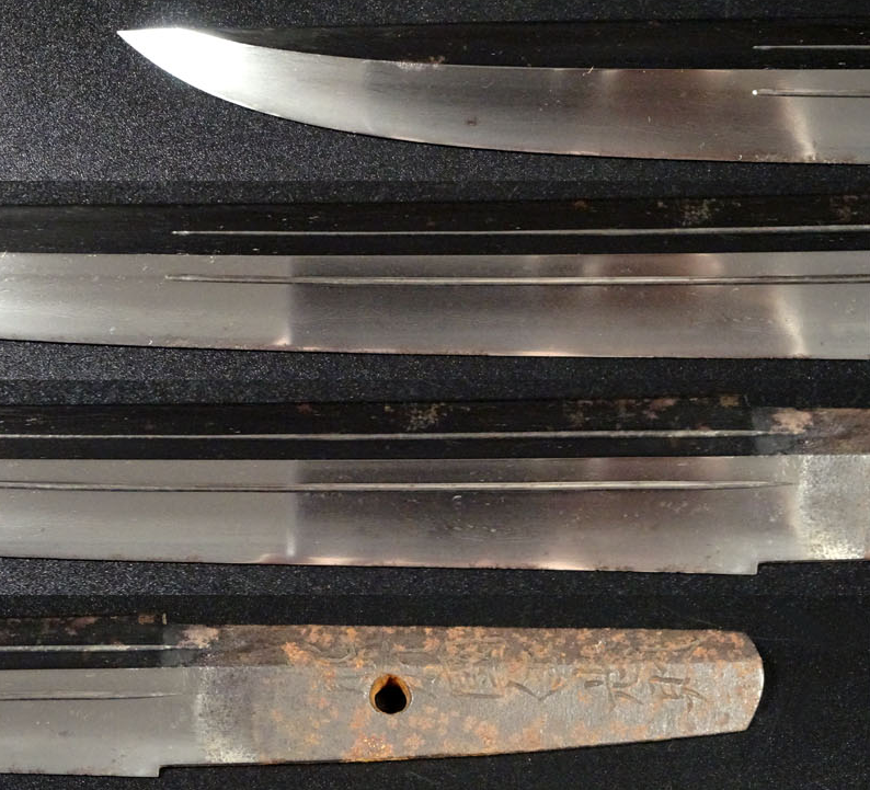 Japanese Katana Antique "Hizen koku Ju Tadanori" Tanto Koshirae 8.26 in2