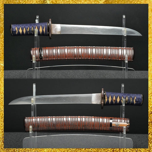 Japanese Antique Samurai Sword Unsigned Tanto Koshirae 8.46 in0