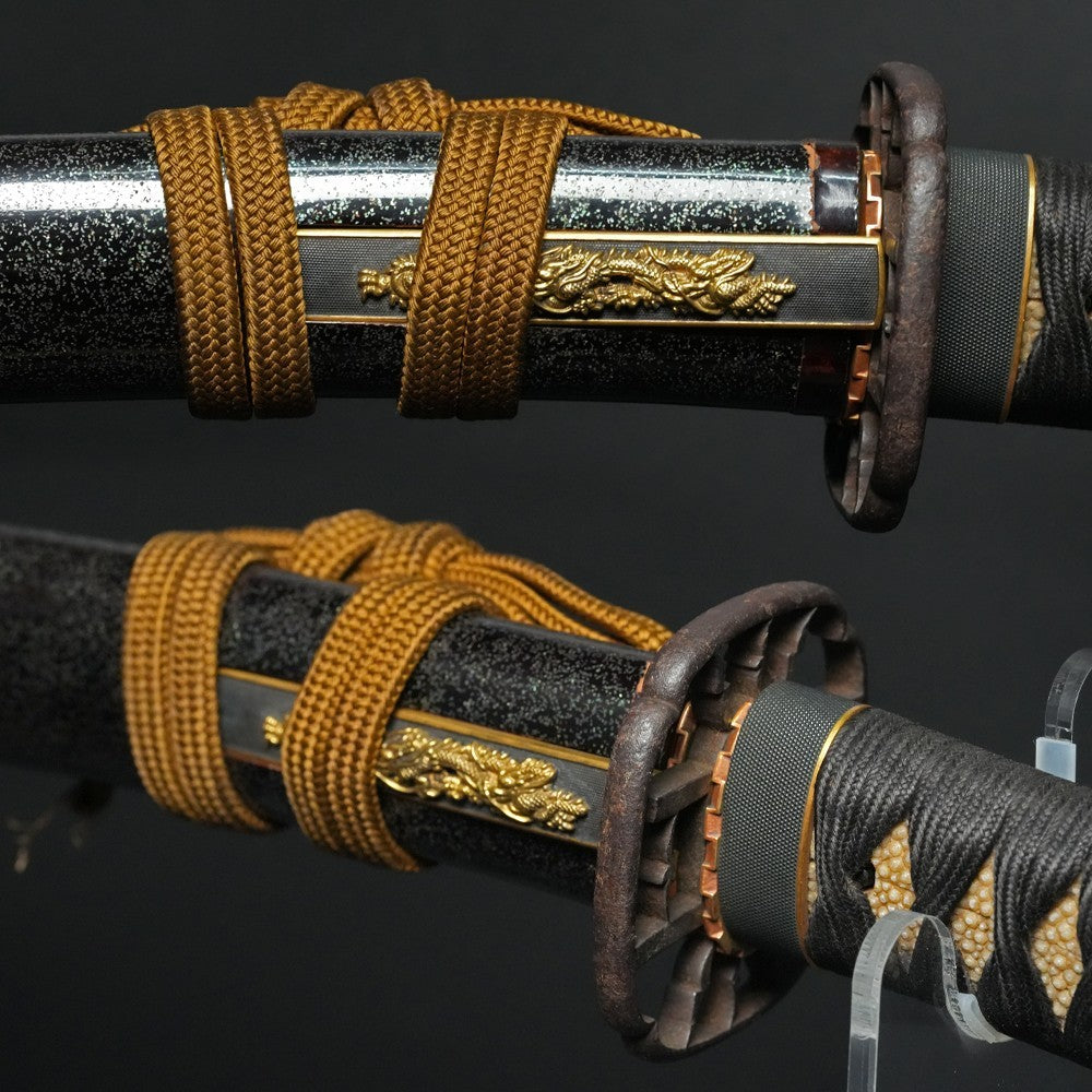 Japanese Antique Samurai Sword "Soshu-ju Tsunahiro" Wakizashi 16.77 in NBTHK5