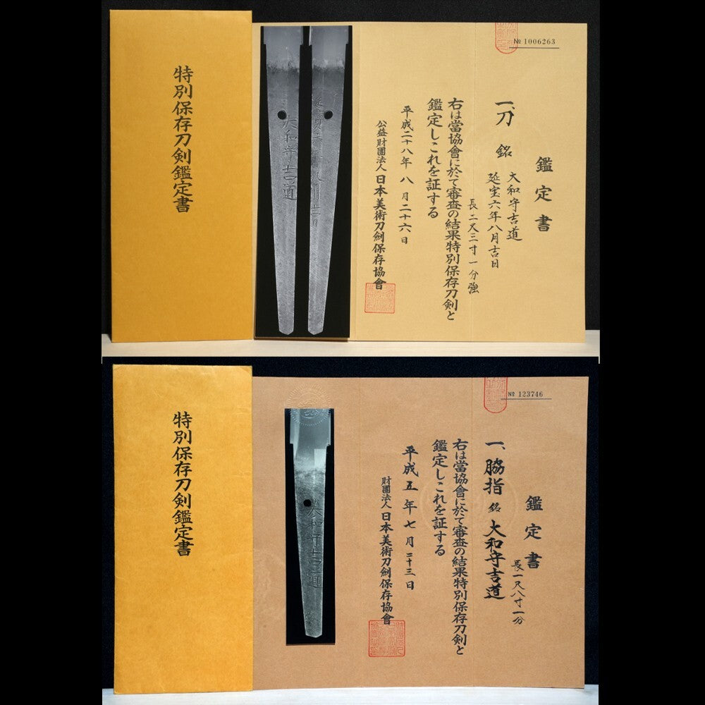 Edo Period 1678, Japanese Antique Sword Yamato no Kami Yoshimichi NBTHK Koshirae1