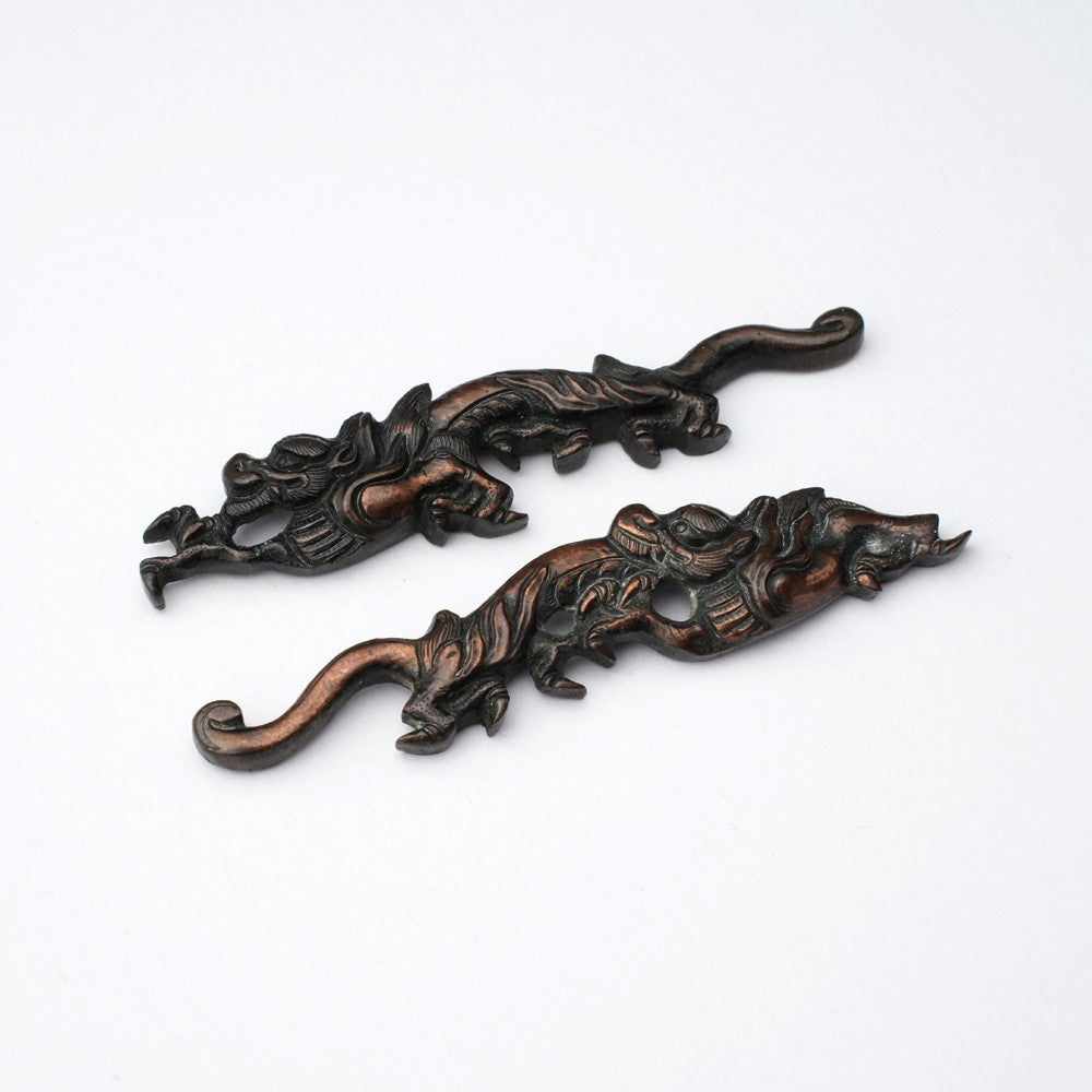 Menuki Japanese Accessory "Dragon" 2.51 in1
