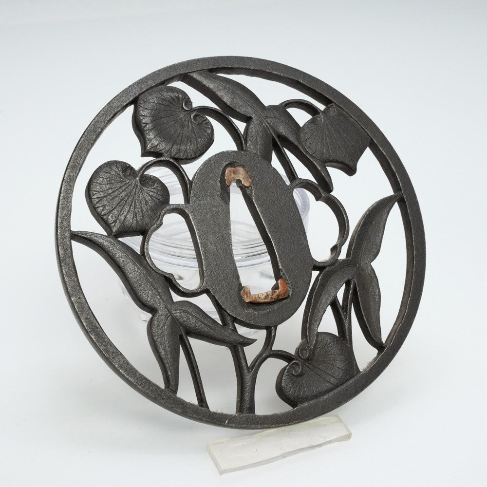 Tsuba Japanese Sword Accessory Aoi Tooru 3.22 in From Japan4