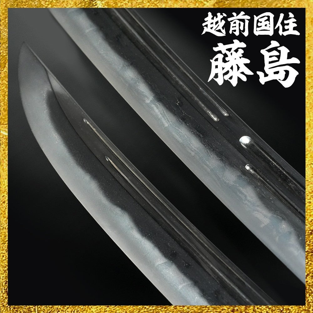 Japanese Katana Antique Wakizashi Fujishima, resident of Echizen 15.70in0