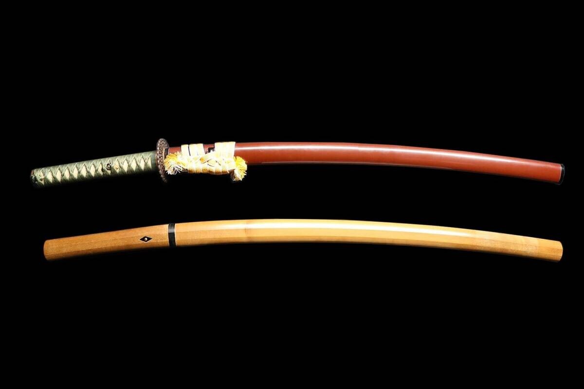 Japanese Sword Antique "Sasshuju Minamoto Moriatsu" Katana Koshirae 28.74 in1