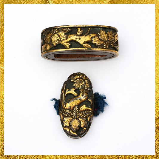 Futigashira Japanese Sword Accessory ”Paulownia” 1.35 in0