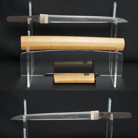 Japanese Katana "Bizen Koku-jū Osafune Kiyomitsu" Tanto Shirasaya 8.58 in NBTHK0