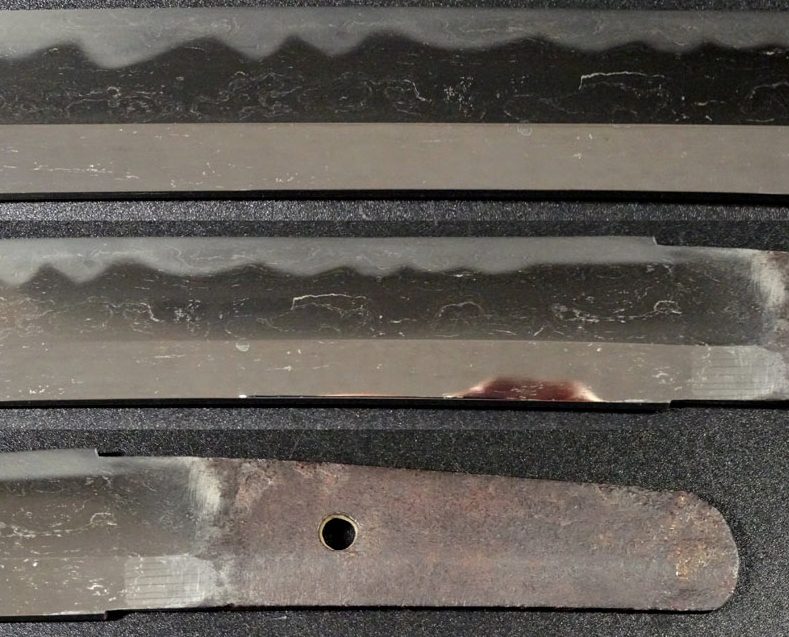 Japanese Samurai Sword Antique Shirasaya Katana"Bishuosafune Nagamitsu" 15.03 in9