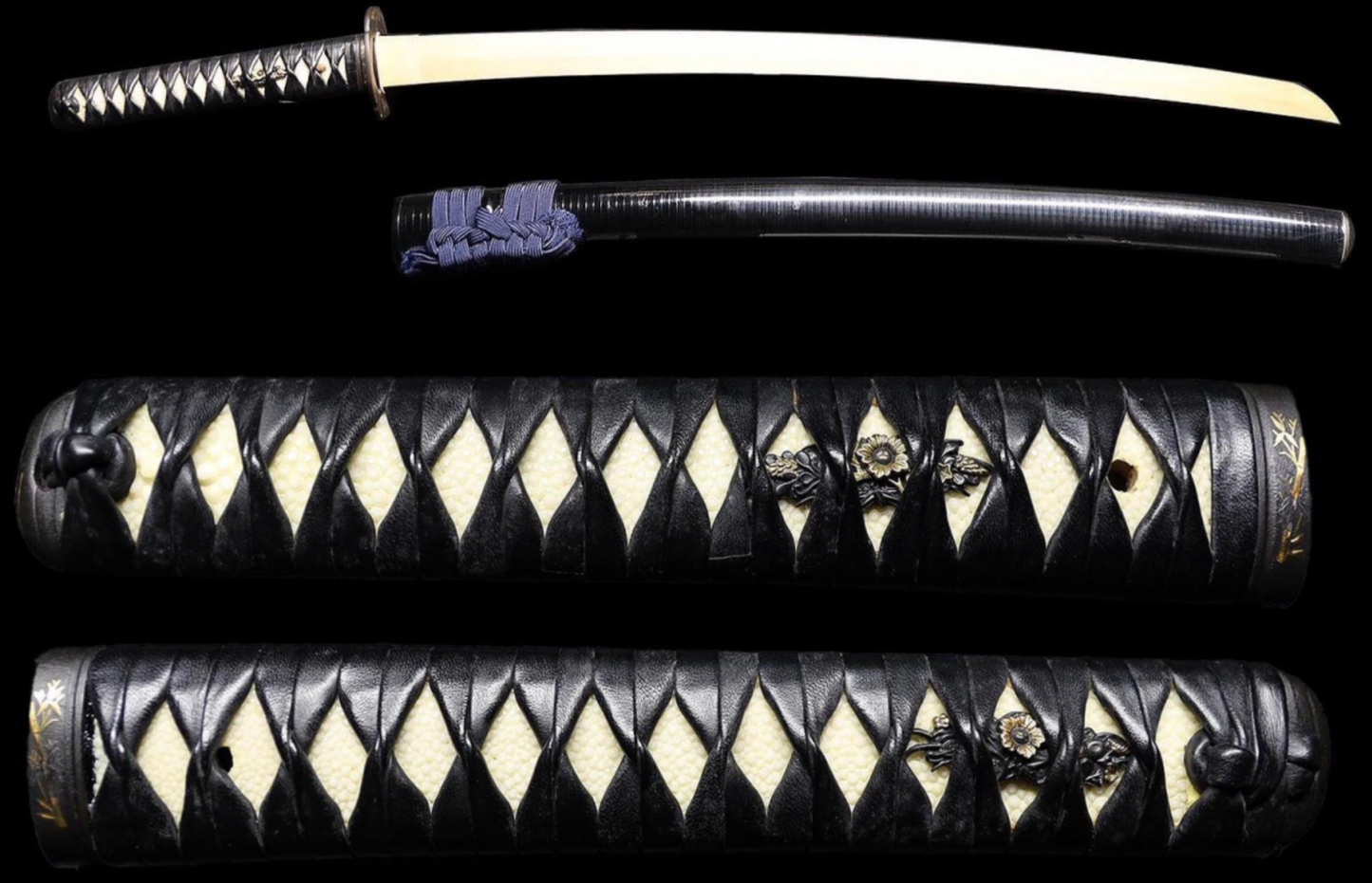 Japanese Sword Kanekuni of Mino Province Katana Koshirae Shirasaya20