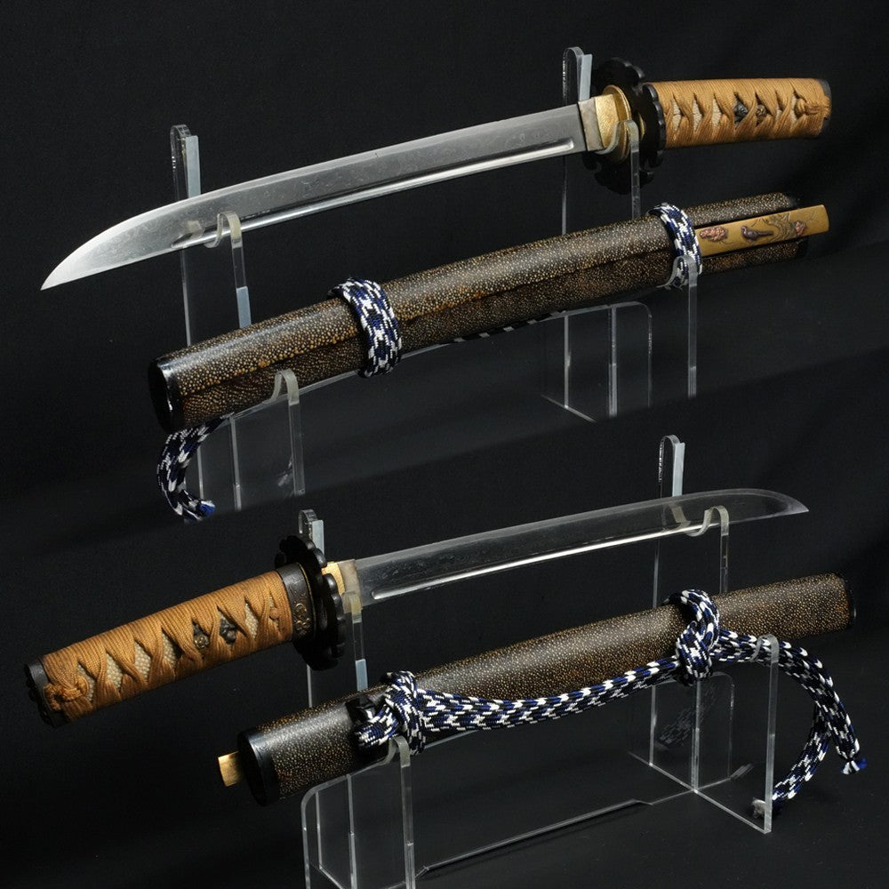 Japanese Sword Antique "Uda Kunifusa" Tanto Koshirae 11.73 in with Certificate2