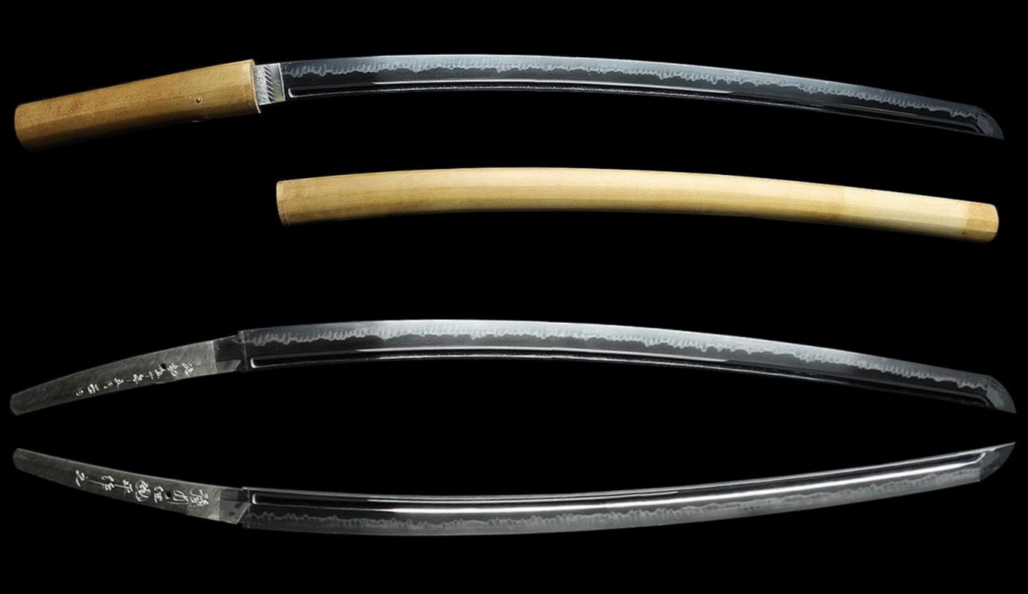 Japanese Sword Wakizashi "Yoshu Jyu Kunihira" Copy of National Treasure Yamadori1