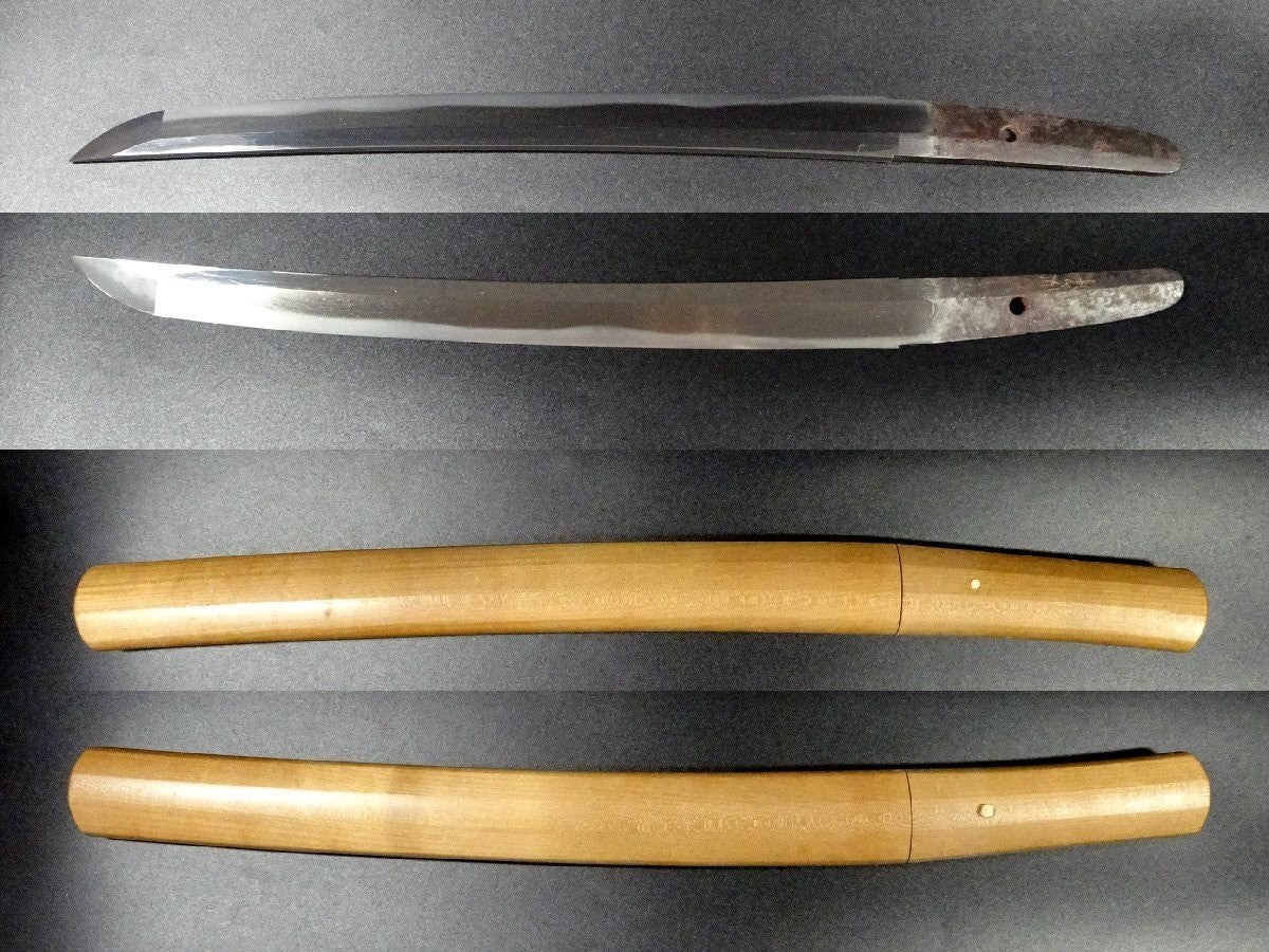 Japanese Sword Tanto Shirasaya Watanabe Wakasa no Kami Fujiwara Masakazu 11.25in2