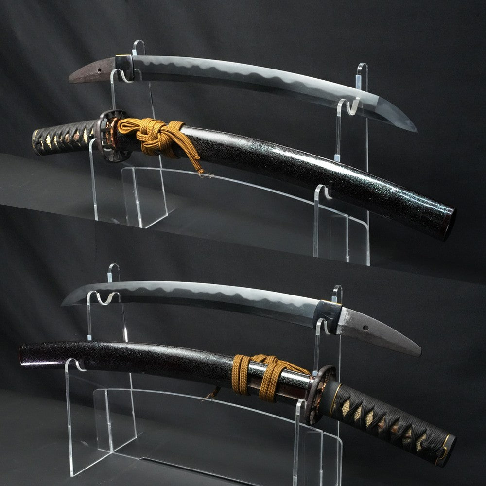 Japanese Sword Wakizashi "Sōshū-jū Tsunahiro" Shirasaya Koshirae 16.77 in NBTHK2