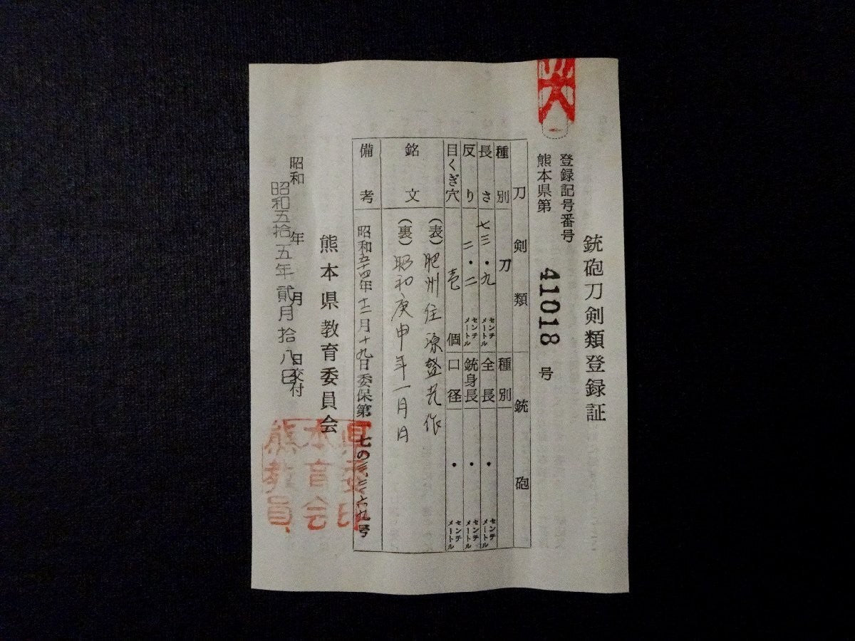 Japanese Sword Katana Showa era "hishu_ju Minamoto Morimitsu" 29.09 in Shirasaya11