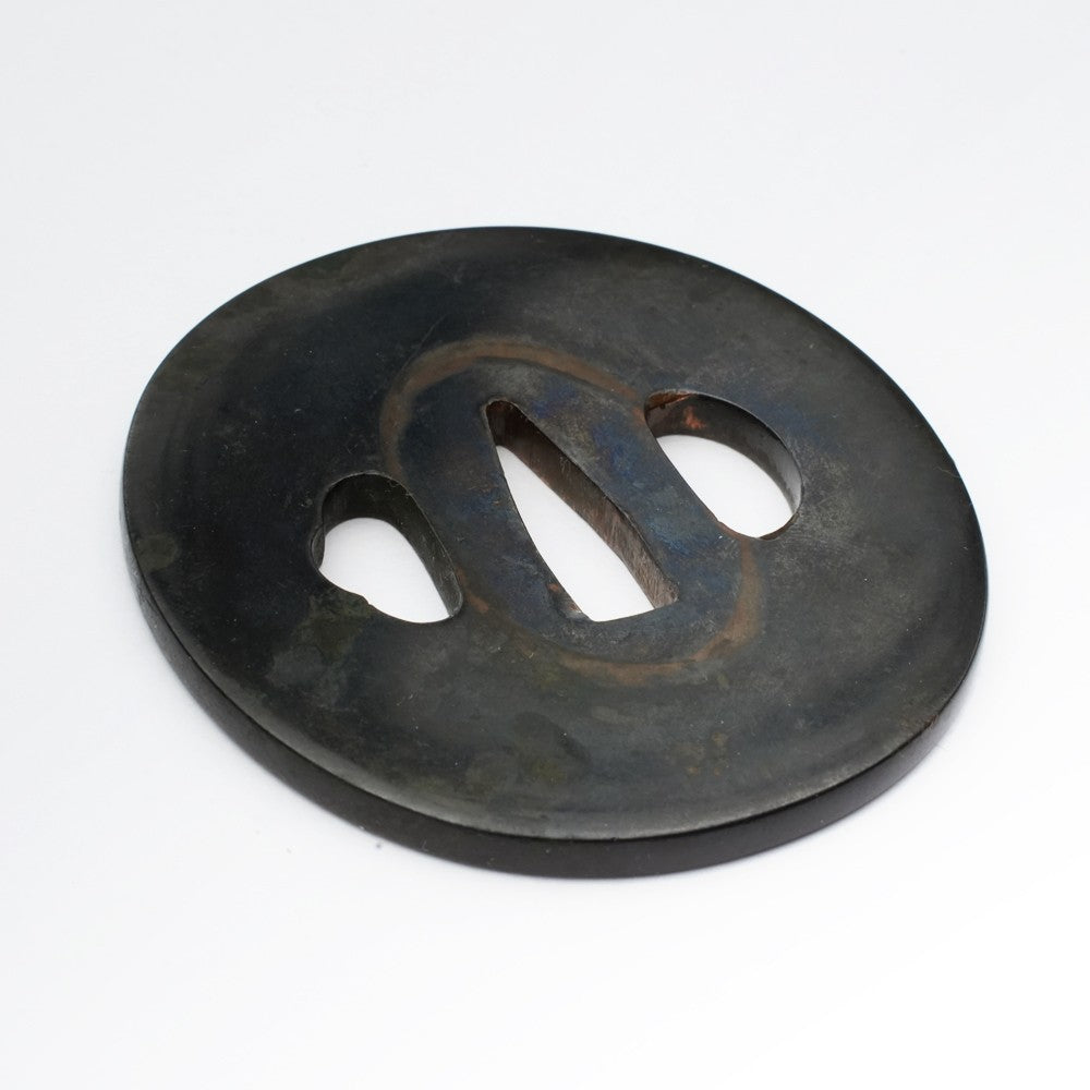 Tsuba Japanese Sword Accessory Presented 2.58 in From Japan5