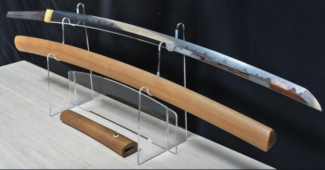 Japanese Sword Antique "Yokoyama Ueno Daijo Fujiwara Sukesada" Shirasaya NBTHK3