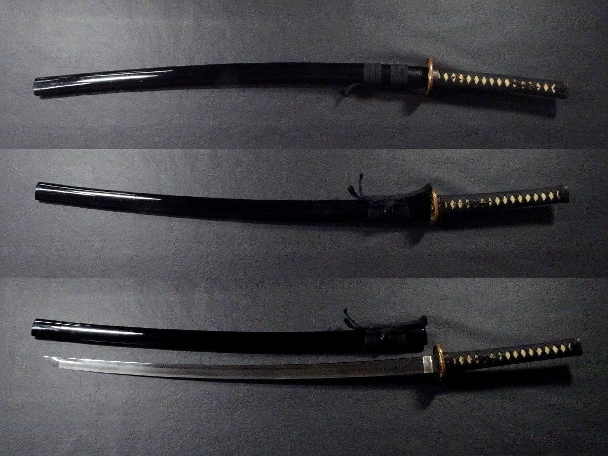 Japanese Sword "Shinshu Yoshimitsu" Katana Koshirae 26.37 in From Japan9