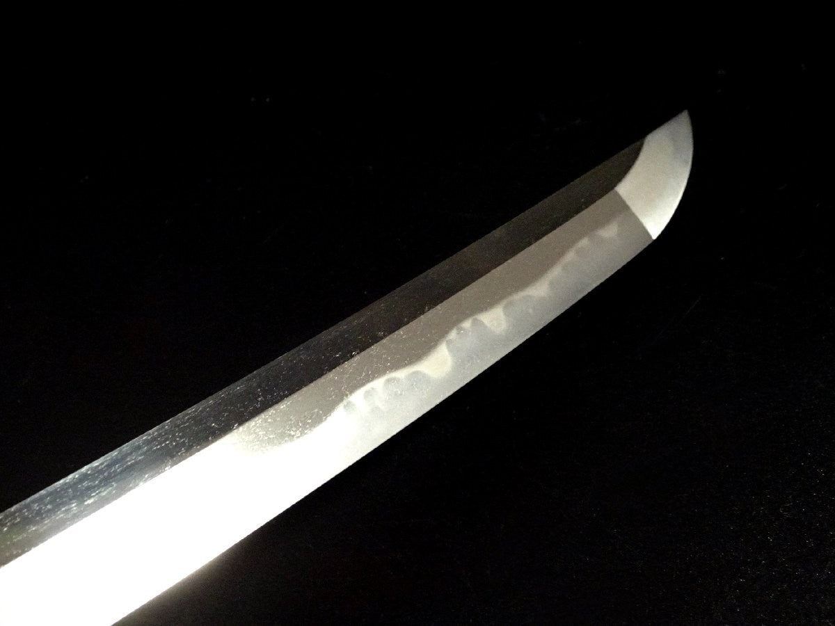 Japanese Samurai Sword Antique Shirasaya Wakizashi BishuOsahune Sukenaga14.33in2