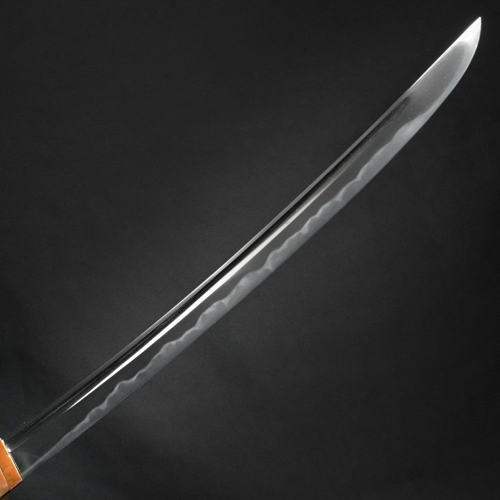 Japanese Sword Wakizashi Shirasaya Yokoyama Kaga nosuke Fujiwara Sukenaga 13.9in4