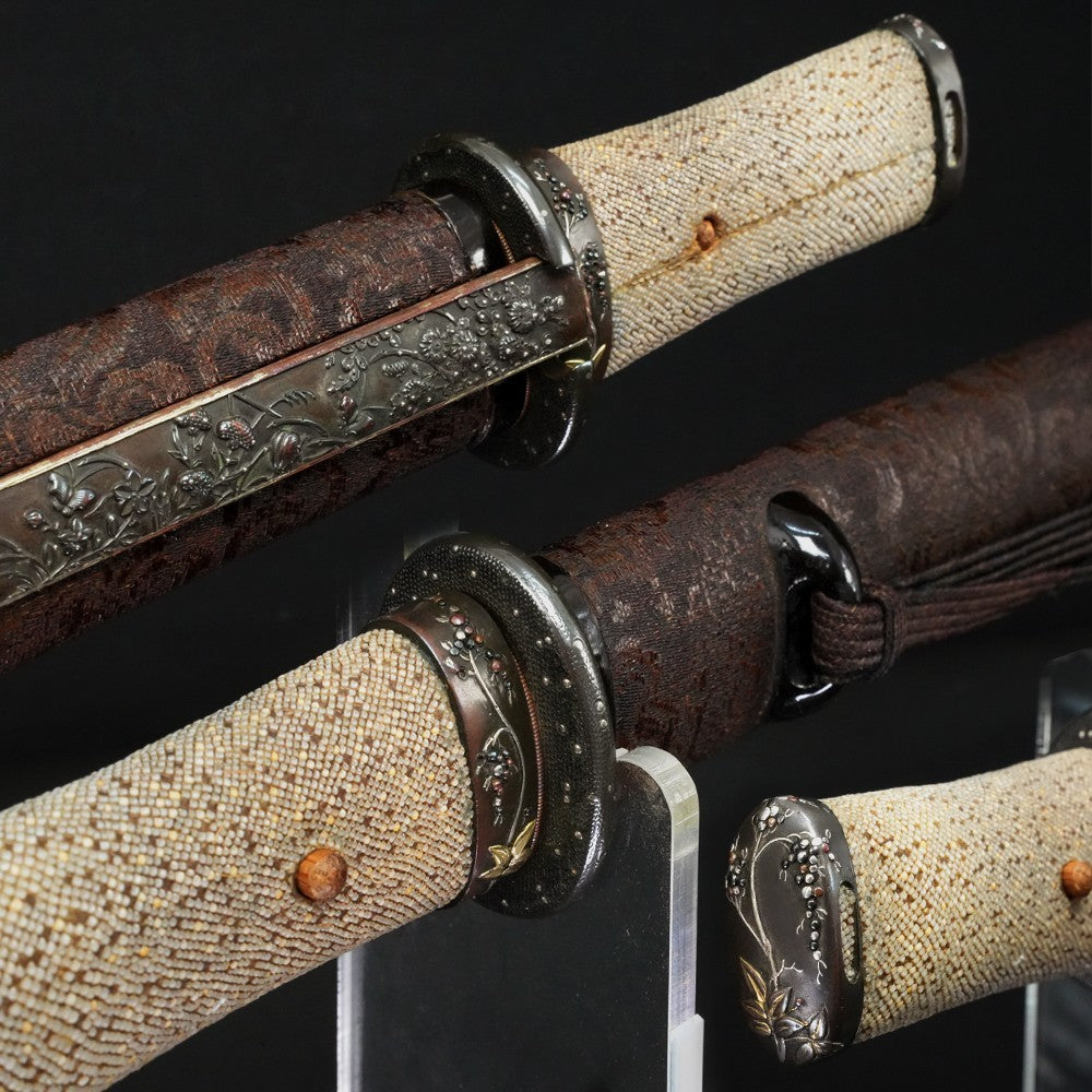 Japanese Tanto "Bishu Osafune Morimitsu" Shirasaya Koshirae 8.26 in NBTHK7