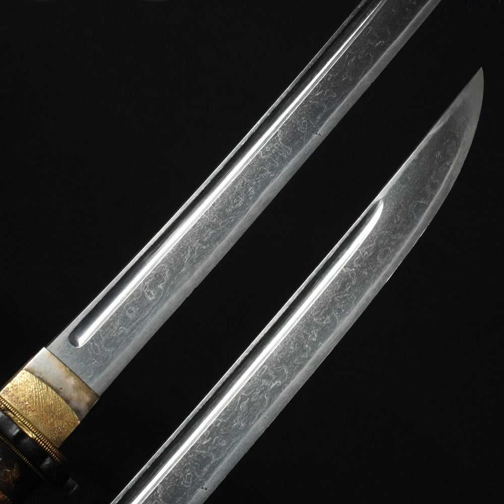 Japanese Sword Antique "Uda Kunifusa" Tanto Koshirae 11.73 in with Certificate5