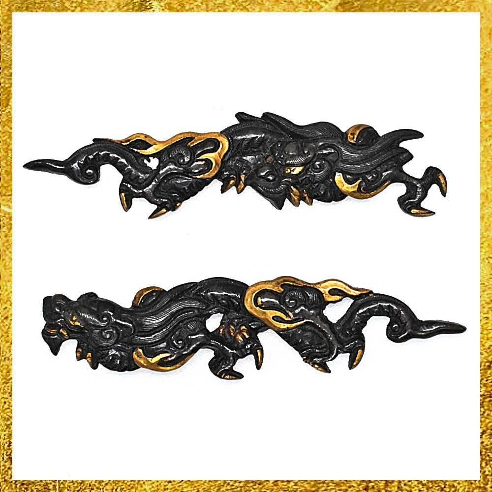 Menuki Japanese Accessory "Dragon"0