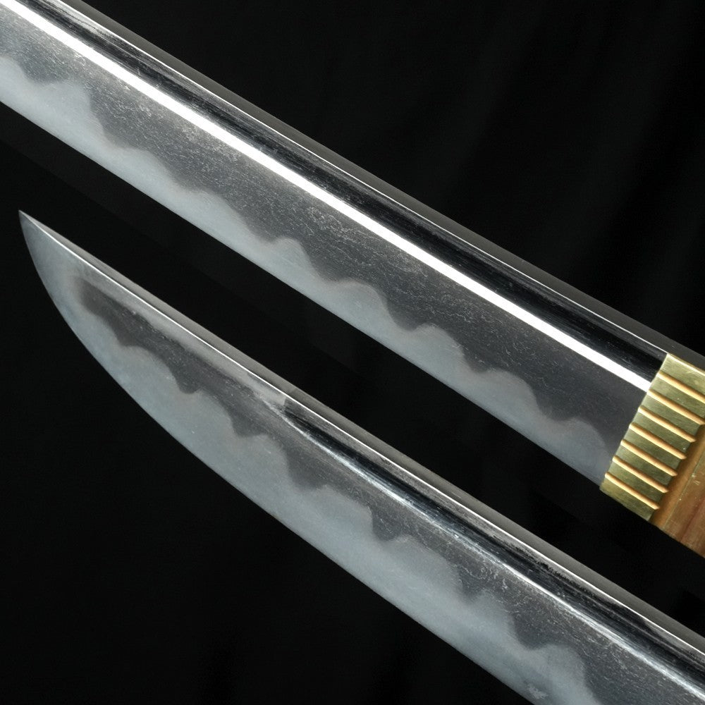 Japanese Sword Antique Bishu Osafune Norimitsu" Wakizashi Shirasaya 12.04 in5