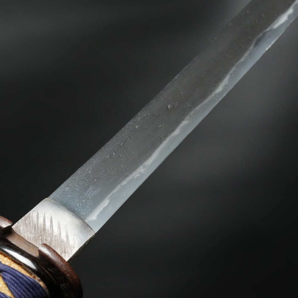 Japanese Antique Samurai Sword Unsigned Tanto Koshirae 8.46 in2