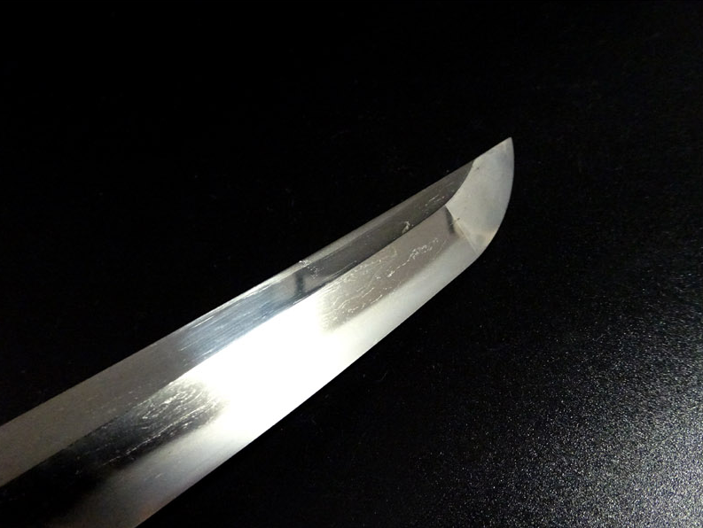 Japanese Sword Tanto Shirasaya Watanabe Wakasa no Kami Fujiwara Masakazu 11.25in12