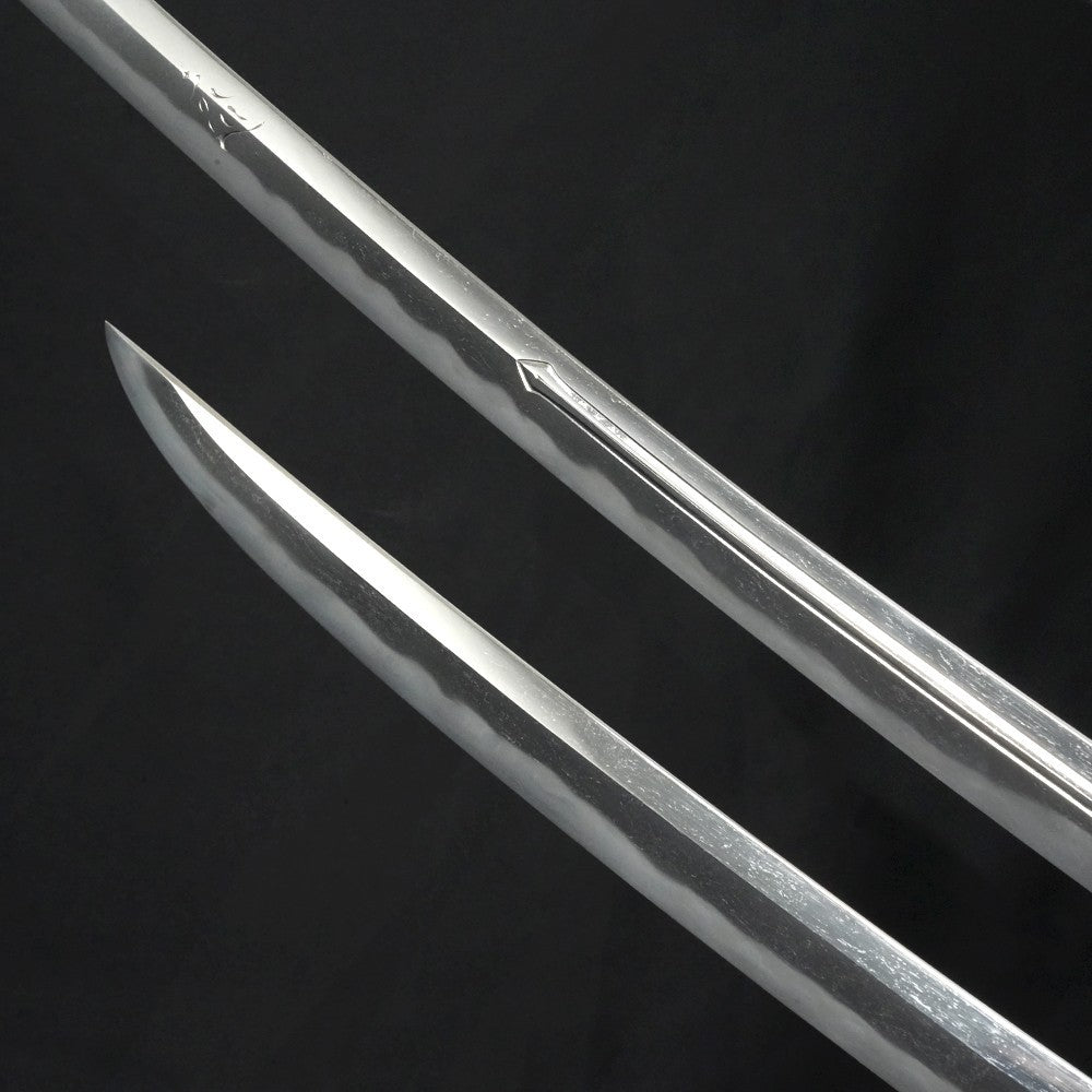 Japanese Katana Antique "Kiyonori" Long Shobu-Zukuri Style 26.06 in Shirasaya3