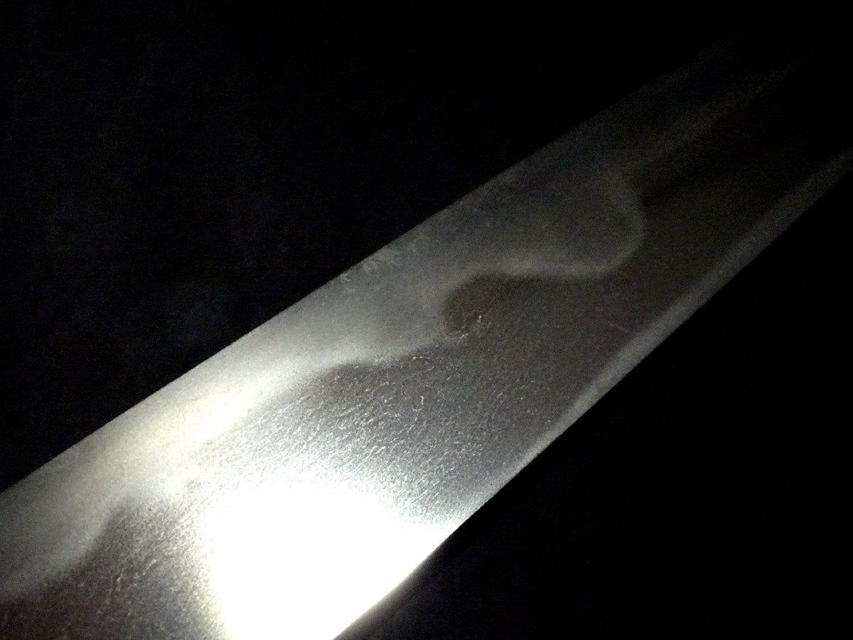 Japanese Sword Antique "Echizen Daijo Minamoto Kunisada"  Tanto Shirasaya Katana6