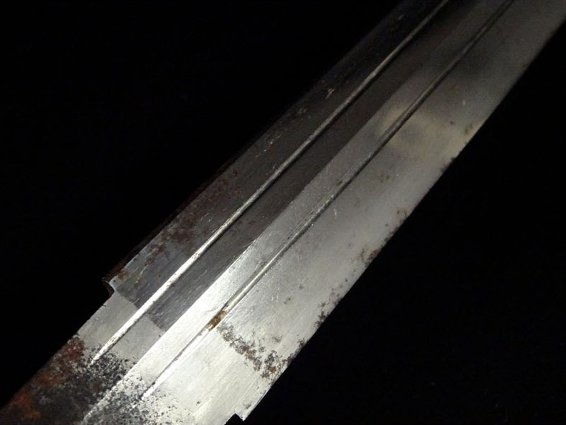 Japanese Sword Antique "Hizenkoku Ju Tadanori" Tanto Koshirae 8.26 in From Japan10