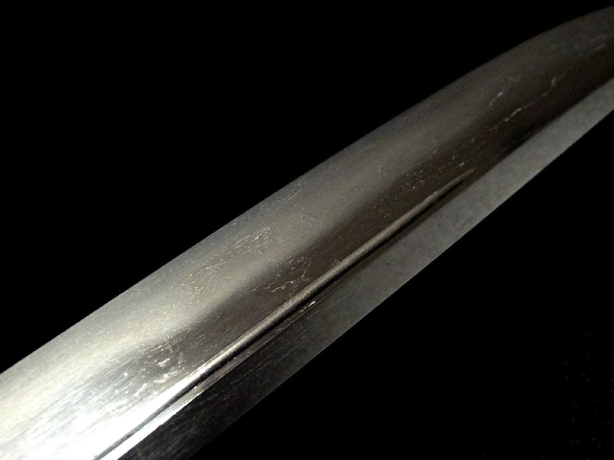Japanese Samurai Sword Antique Tanto Nobukuni White scabbard mounting 10 in7