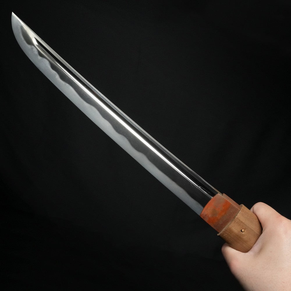 Japanese Antique Tegarayama Kai no kami Masashige Wakizashi Shirasaya 13.77 in6